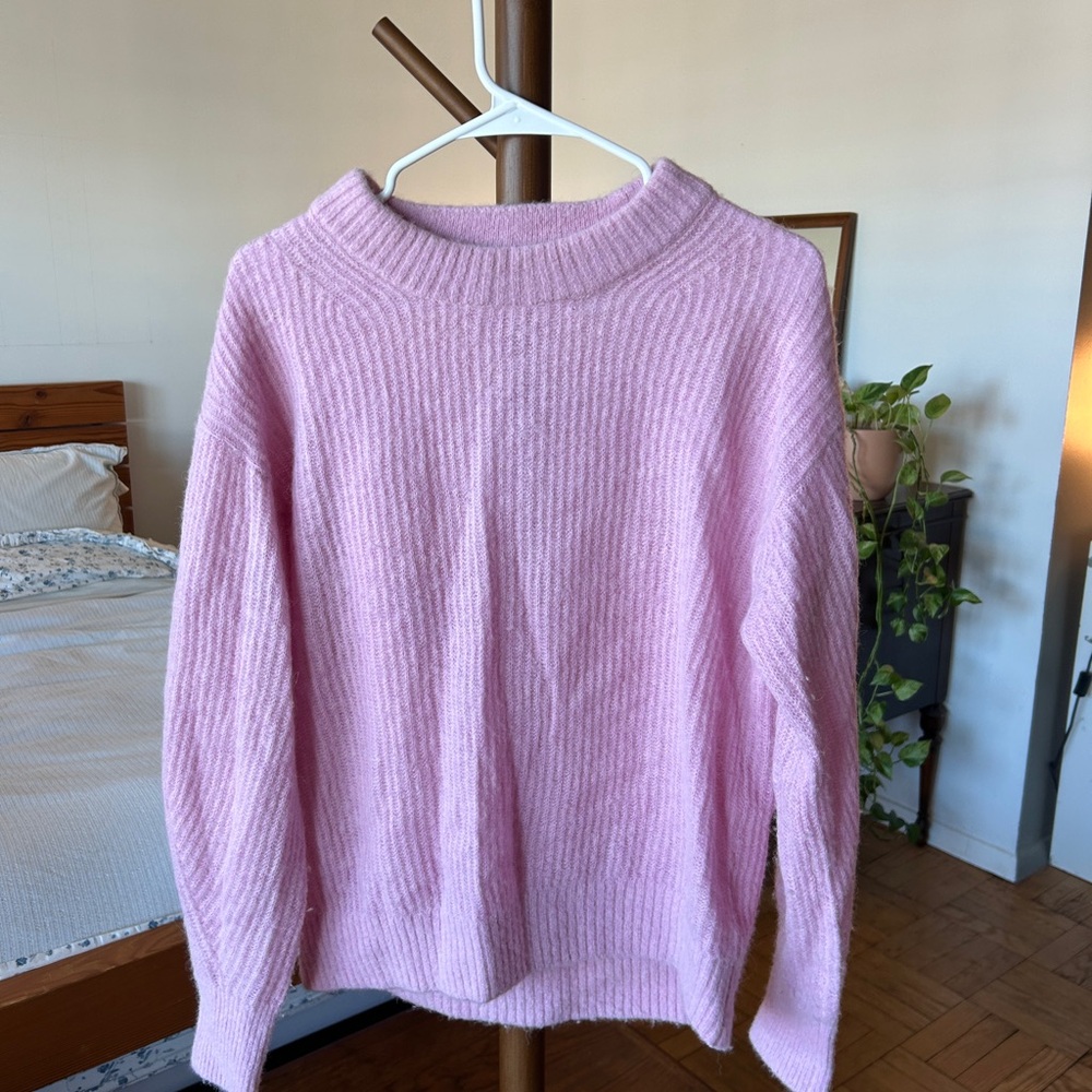 Everlane Soft Pink Crew Neck Sweater